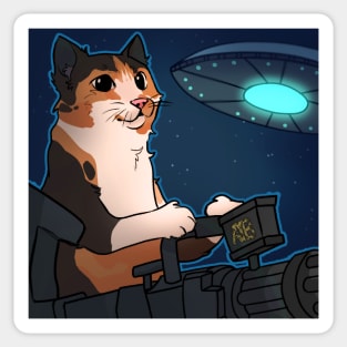 Gat Cat Sticker